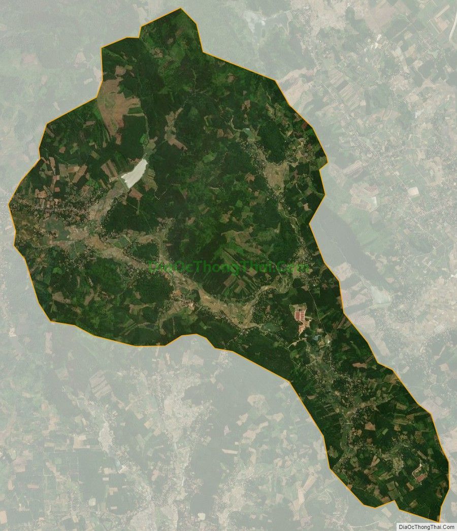 Bản đồ vệ tinh xã Cẩm Long, huyện Cẩm Thủy