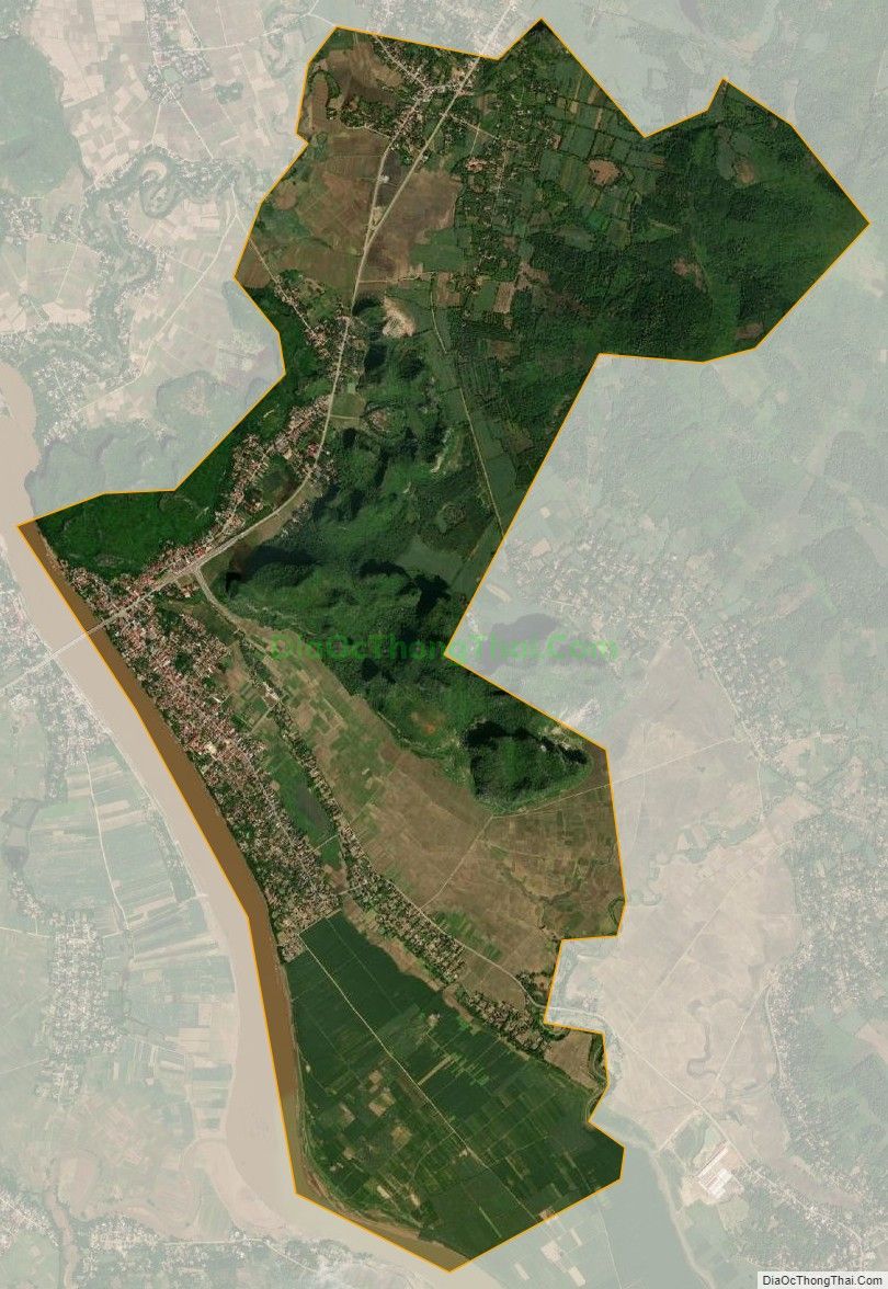 Bản đồ vệ tinh xã Cẩm Phong (cũ), huyện Cẩm Thủy
