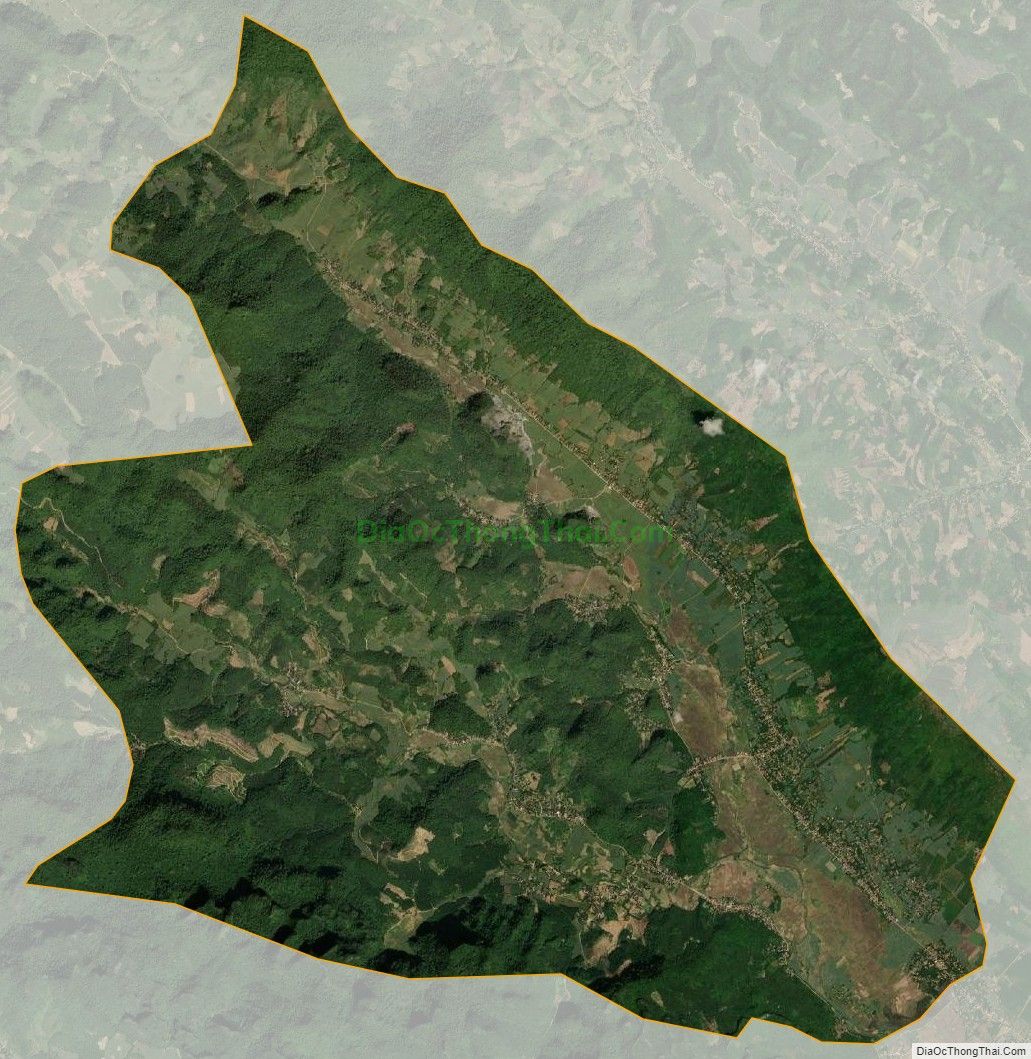 Bản đồ vệ tinh xã Cẩm Quý, huyện Cẩm Thủy