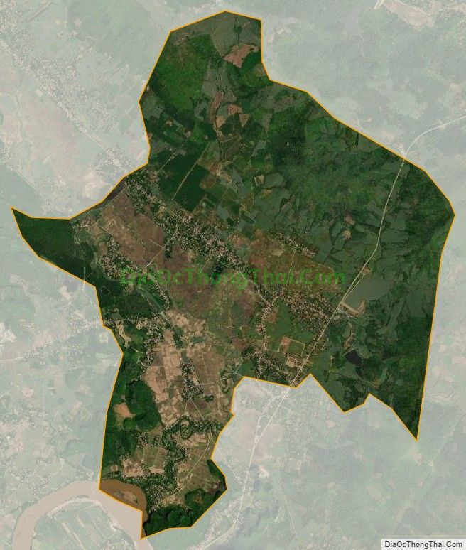 Bản đồ vệ tinh xã Cẩm Tú, huyện Cẩm Thủy