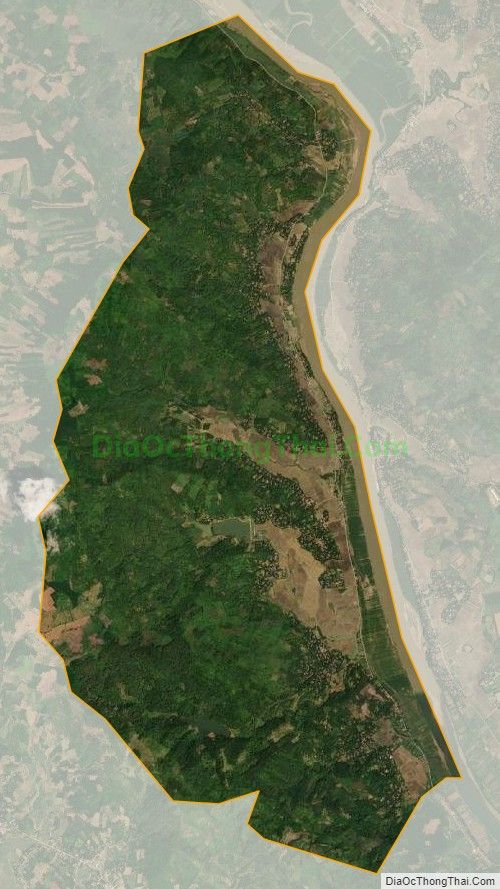 Bản đồ vệ tinh xã Cẩm Yên, huyện Cẩm Thủy