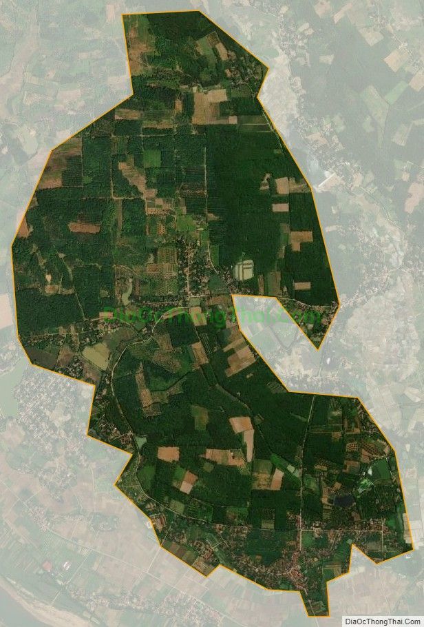 Bản đồ vệ tinh xã Phúc Do (cũ), huyện Cẩm Thủy