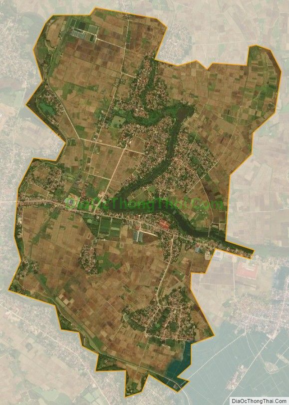 Bản đồ vệ tinh xã Đông Hoàng, huyện Đông Sơn