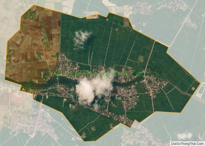 Bản đồ vệ tinh xã Đông Khê, huyện Đông Sơn