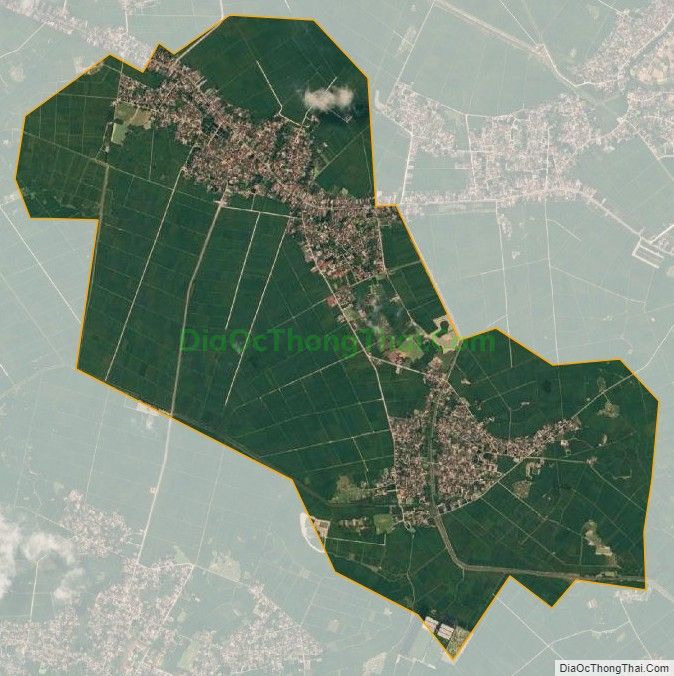Bản đồ vệ tinh xã Đông Minh, huyện Đông Sơn