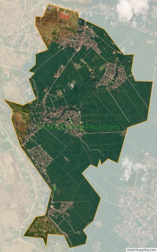 Bản đồ vệ tinh xã Đông Ninh, huyện Đông Sơn
