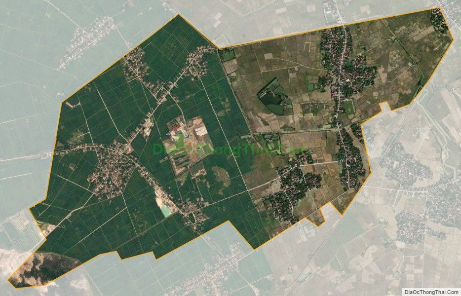 Bản đồ vệ tinh xã Đông Phú, huyện Đông Sơn