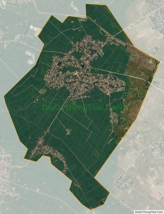 Bản đồ vệ tinh xã Đông Yên, huyện Đông Sơn