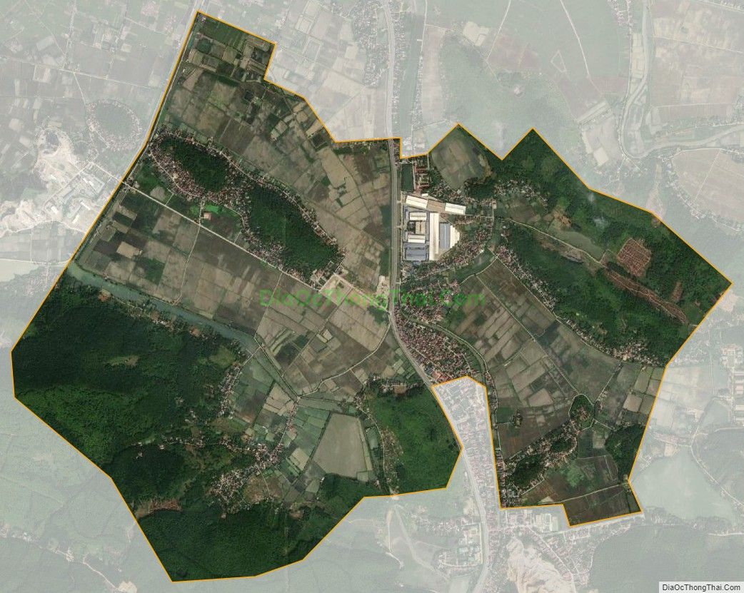 Bản đồ vệ tinh xã Hà Bình, huyện Hà Trung