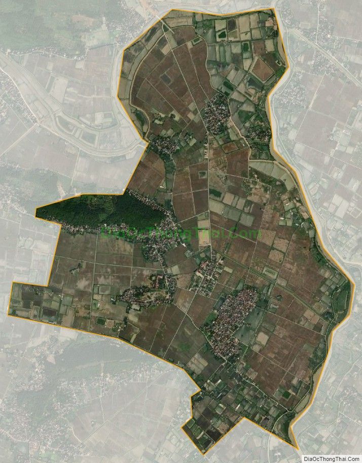Bản đồ vệ tinh xã Hà Châu, huyện Hà Trung