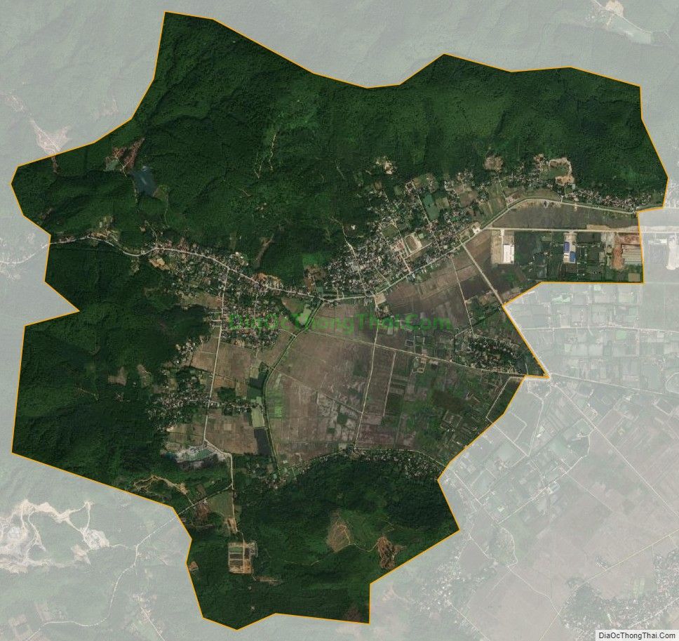 Bản đồ vệ tinh xã Hà Đông, huyện Hà Trung