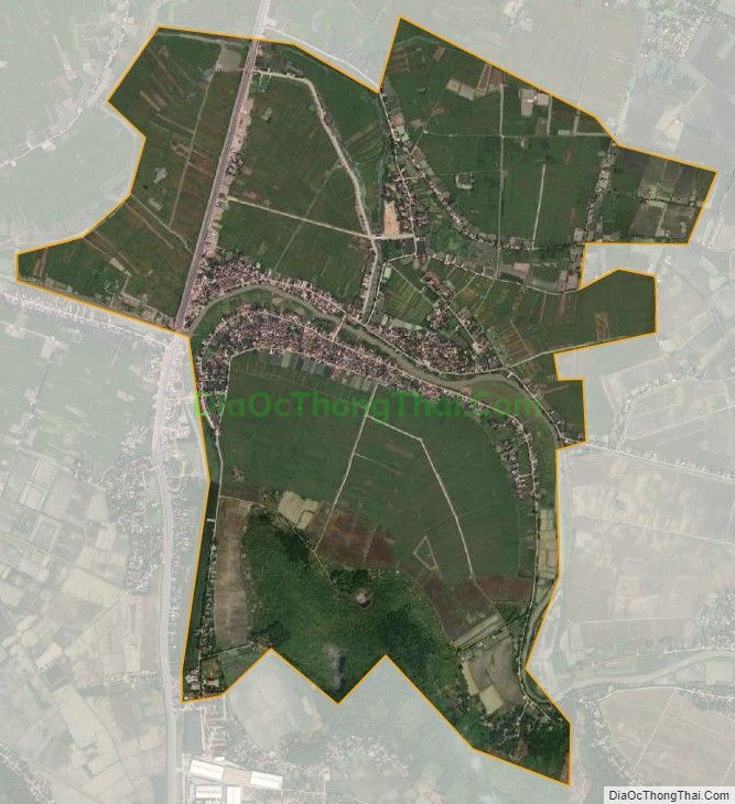 Bản đồ vệ tinh xã Hà Dương (cũ), huyện Hà Trung