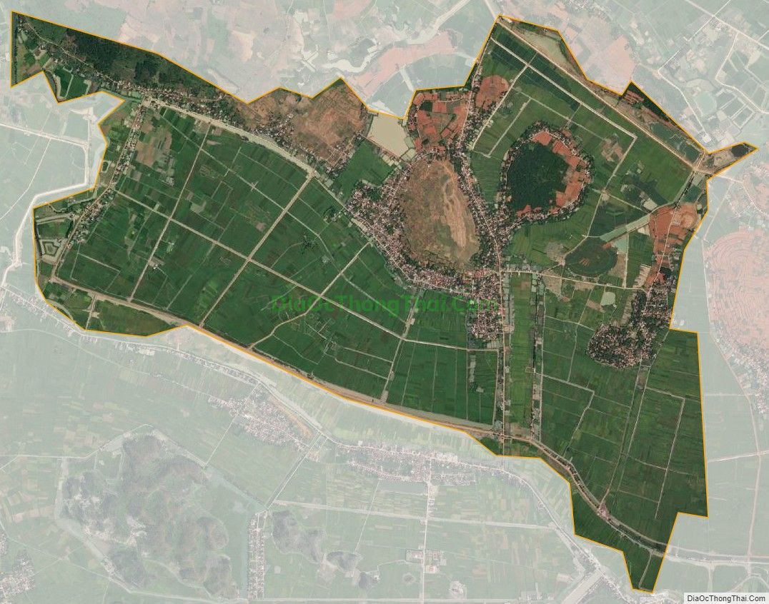 Bản đồ vệ tinh xã Hà Giang, huyện Hà Trung