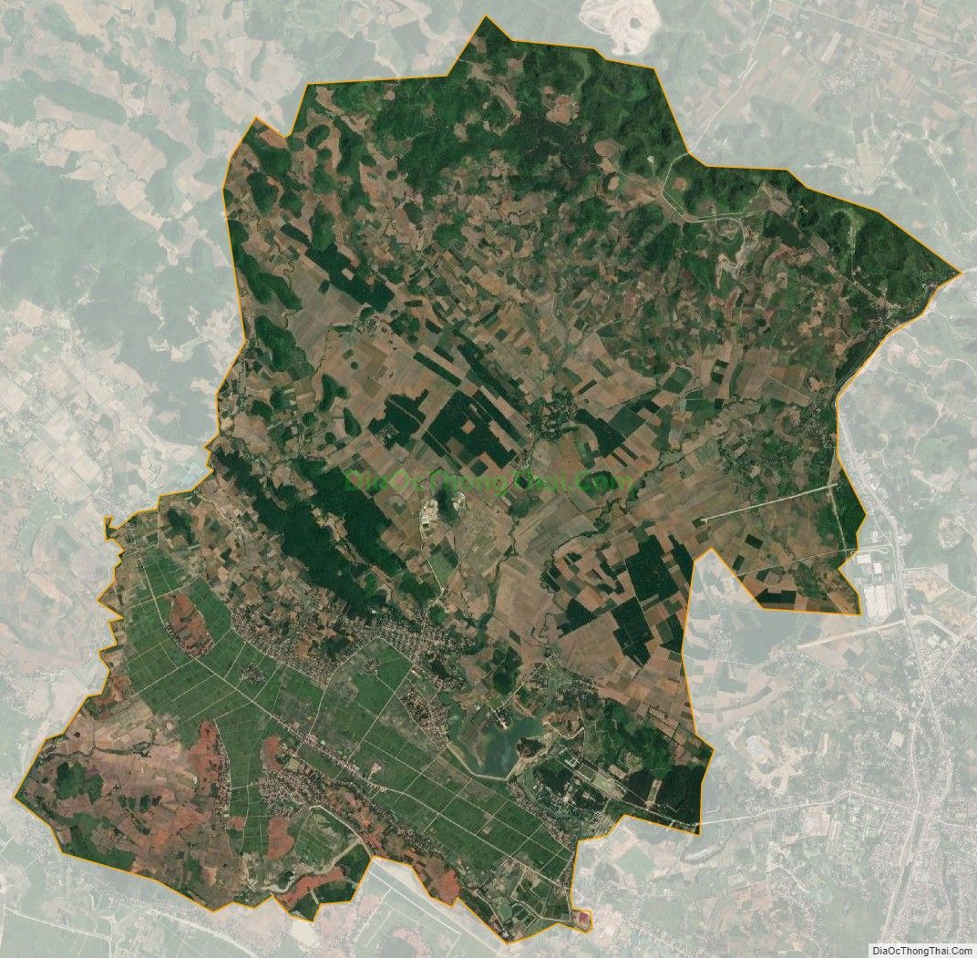 Bản đồ vệ tinh xã Hà Long, huyện Hà Trung