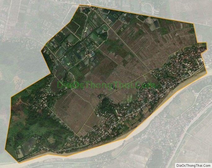 Bản đồ vệ tinh xã Hà Ngọc, huyện Hà Trung