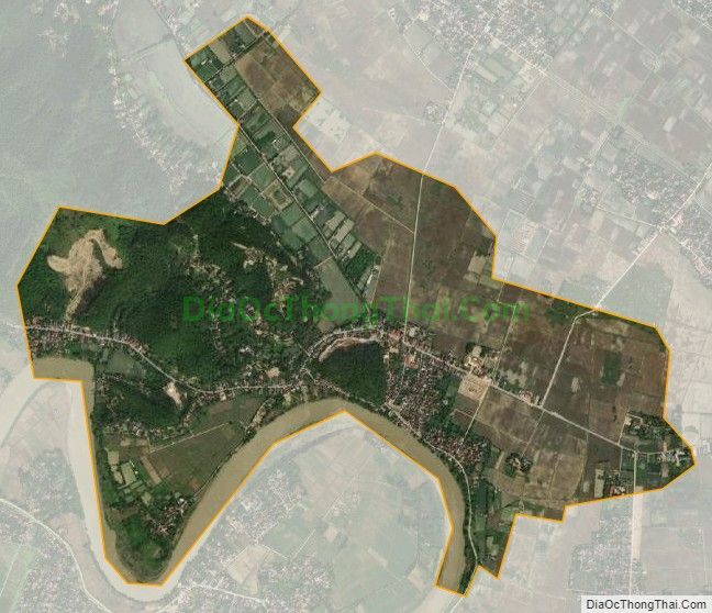 Bản đồ vệ tinh xã Hà Phú (cũ), huyện Hà Trung