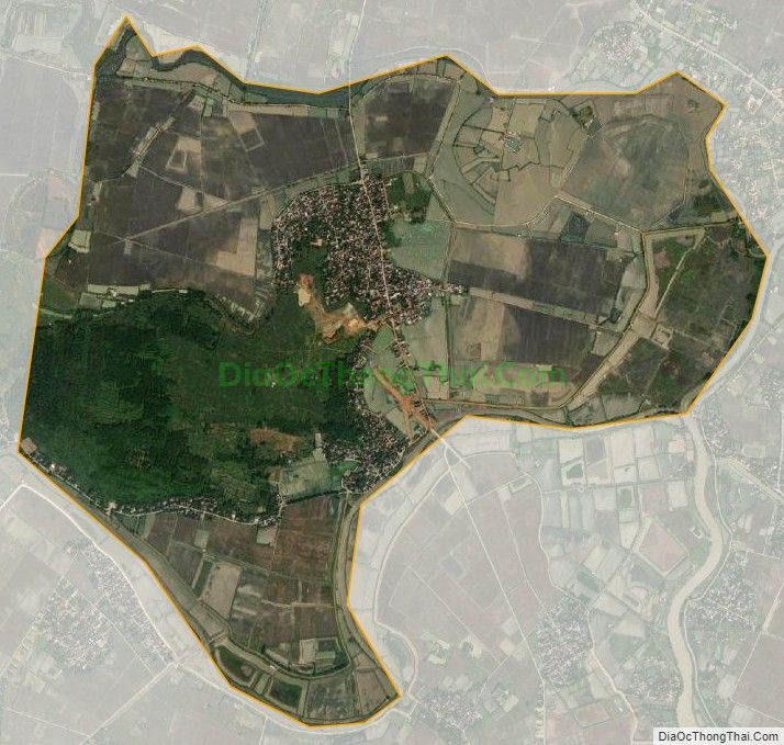 Bản đồ vệ tinh xã Hà Thanh (cũ), huyện Hà Trung