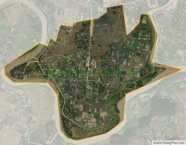 Bản đồ vệ tinh xã Hà Toại (cũ), huyện Hà Trung