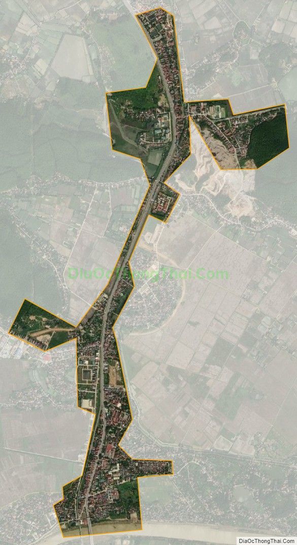 Bản đồ vệ tinh Thị trấn Hà Trung, huyện Hà Trung
