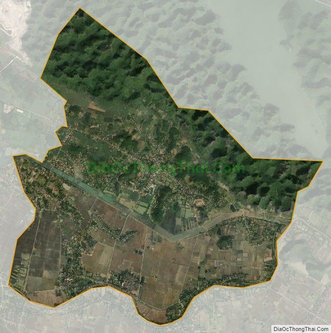 Bản đồ vệ tinh xã Hà Vinh, huyện Hà Trung