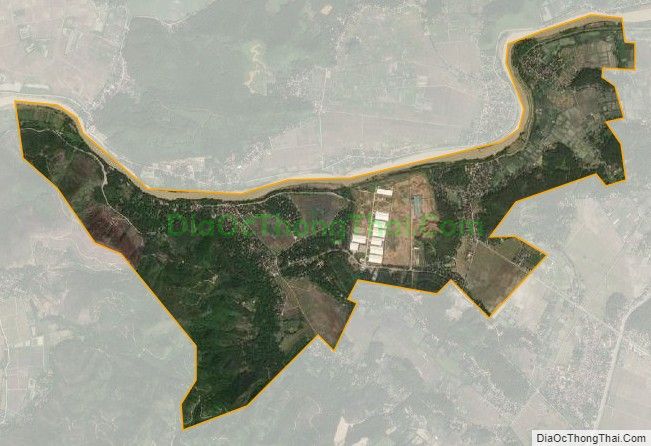 Bản đồ vệ tinh xã Châu Lộc (cũ), huyện Hậu Lộc