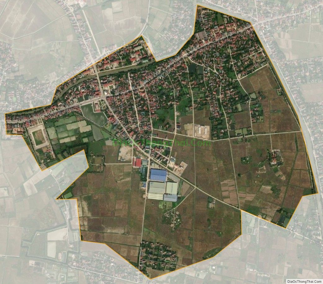 Bản đồ vệ tinh Thị trấn Hậu Lộc, huyện Hậu Lộc