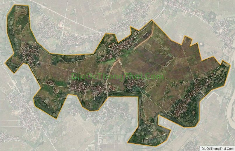 Bản đồ vệ tinh xã Thuần Lộc, huyện Hậu Lộc