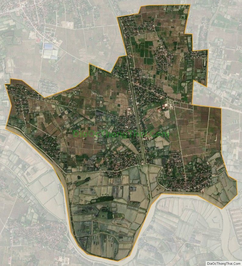Bản đồ vệ tinh xã Xuân Lộc, huyện Hậu Lộc