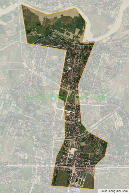 Bản đồ vệ tinh Thị trấn Bút Sơn, huyện Hoằng Hóa