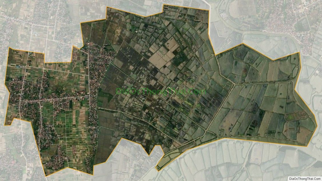 Bản đồ vệ tinh xã Hoằng Phong, huyện Hoằng Hóa