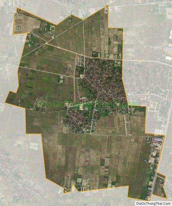 Bản đồ vệ tinh xã Hoằng Phú, huyện Hoằng Hóa