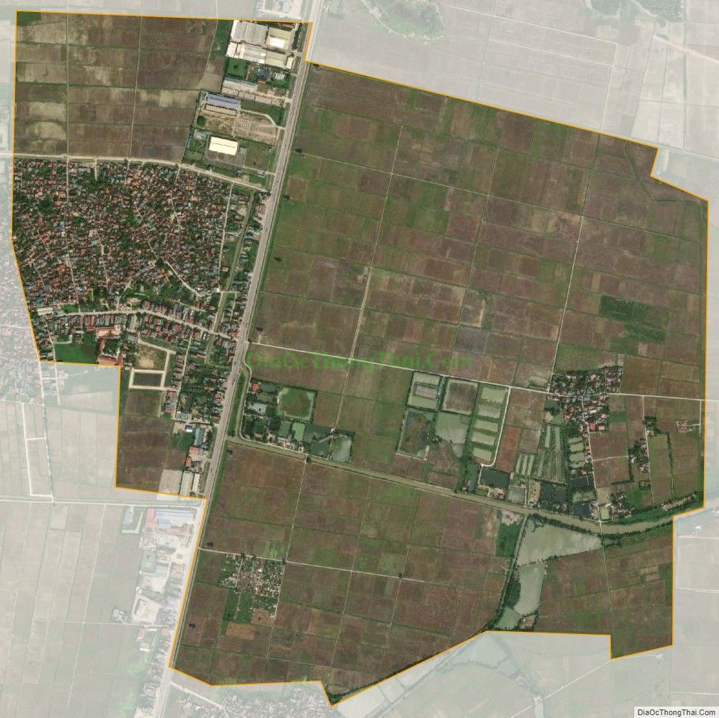 Bản đồ vệ tinh xã Hoằng Quý, huyện Hoằng Hóa