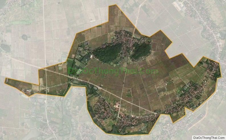 Bản đồ vệ tinh xã Hoằng Sơn, huyện Hoằng Hóa