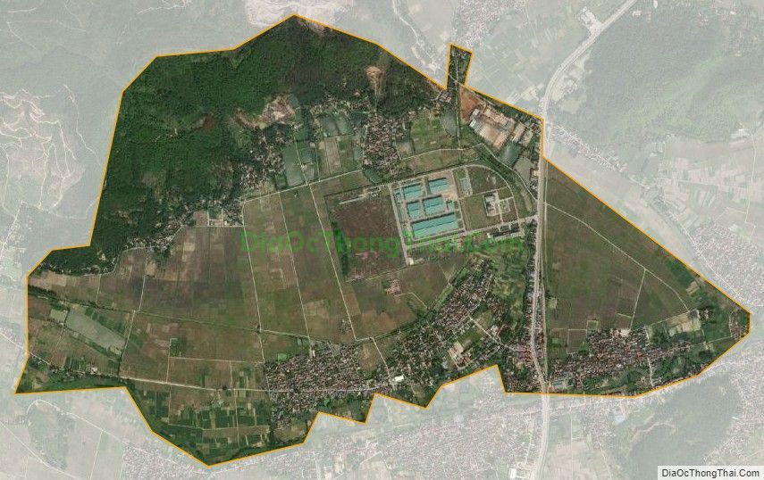 Bản đồ vệ tinh xã Hoằng Trung, huyện Hoằng Hóa