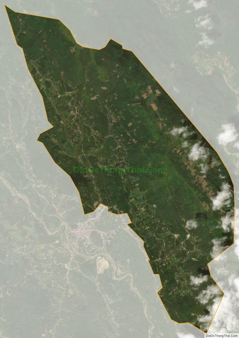 Bản đồ vệ tinh xã Đồng Lương, huyện Lang Chánh