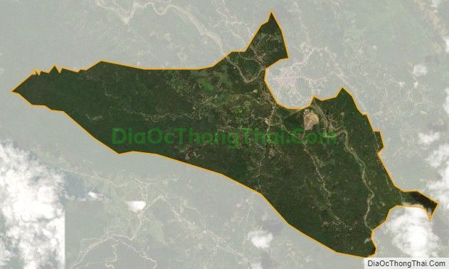 Bản đồ vệ tinh xã Quang Hiến (cũ), huyện Lang Chánh