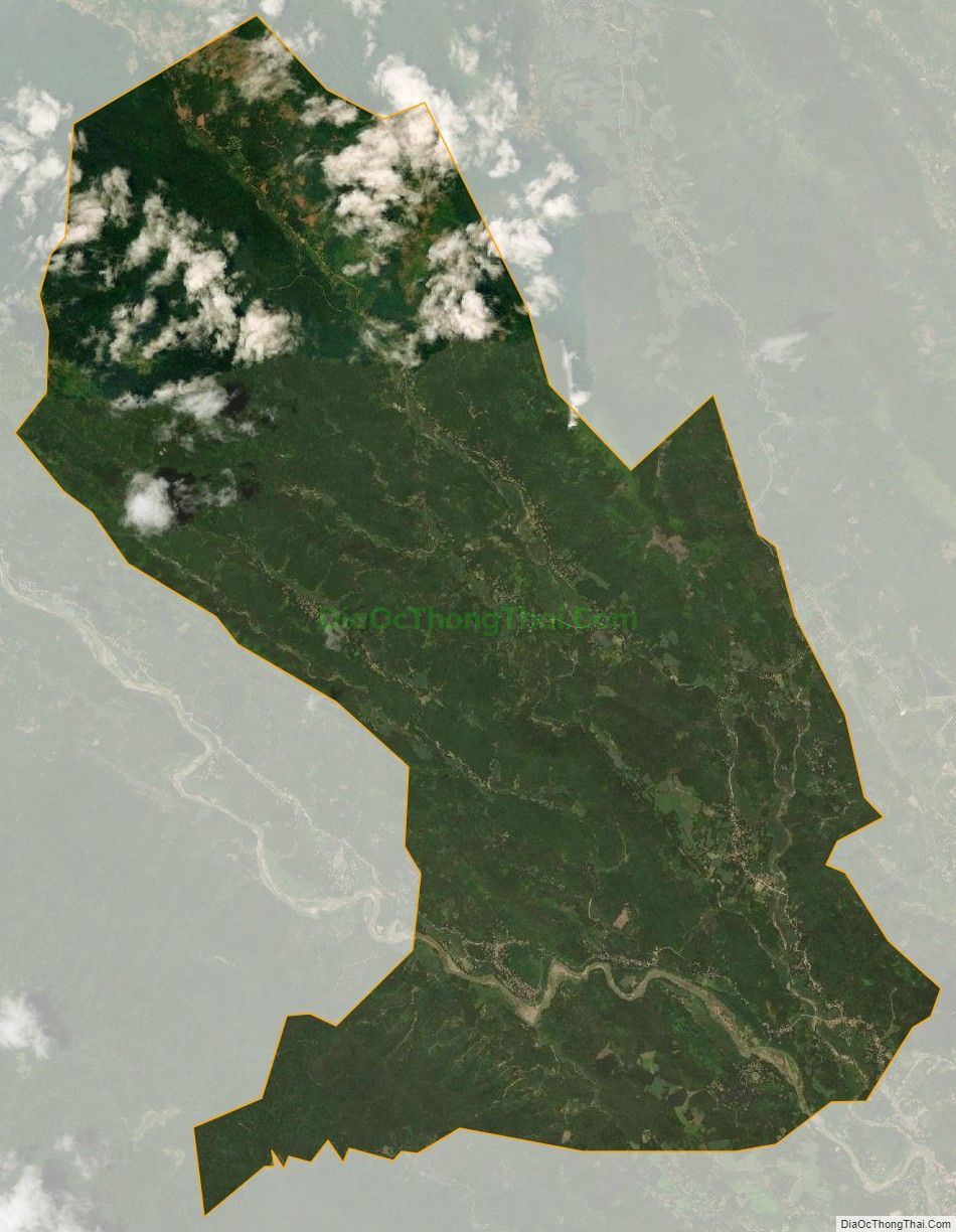 Bản đồ vệ tinh xã Tân Phúc, huyện Lang Chánh