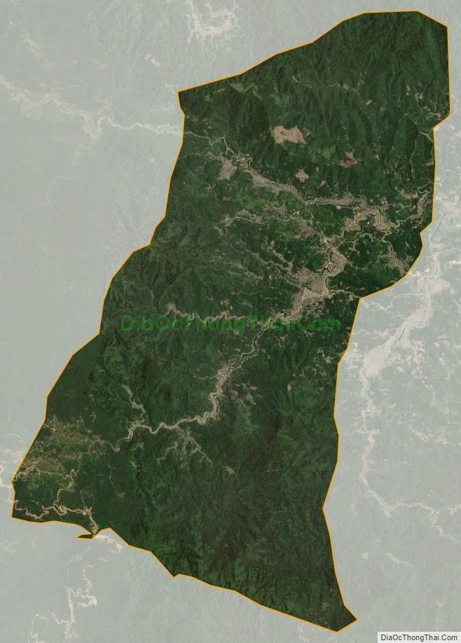 Bản đồ vệ tinh xã Yên Khương, huyện Lang Chánh