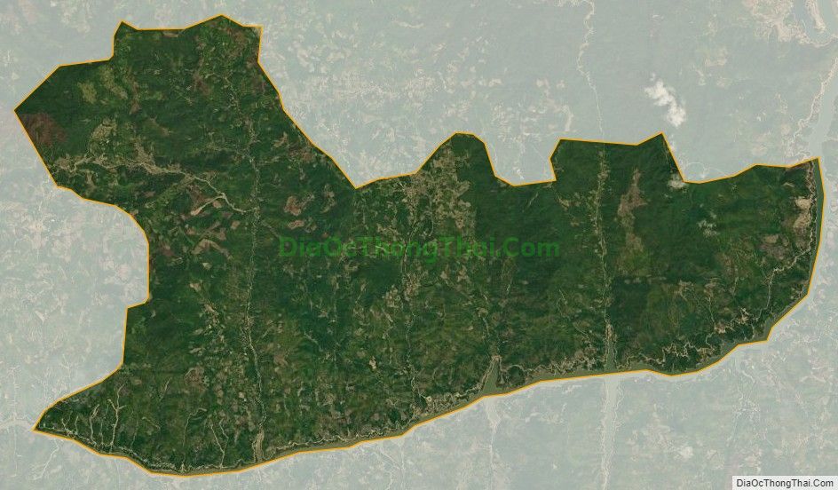 Bản đồ vệ tinh xã Mường Lý, huyện Mường Lát