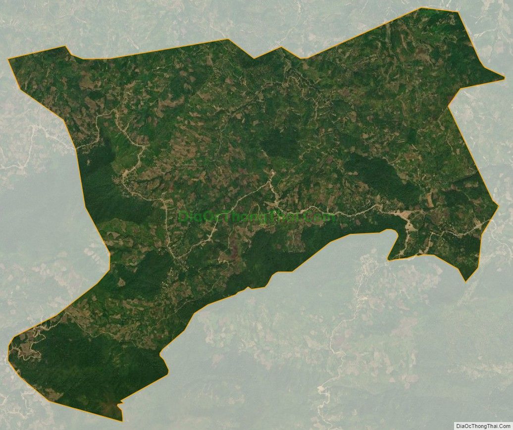 Bản đồ vệ tinh xã Nhi Sơn, huyện Mường Lát