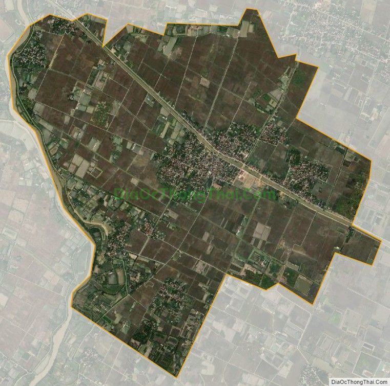 Bản đồ vệ tinh xã Ba Đình, huyện Nga Sơn