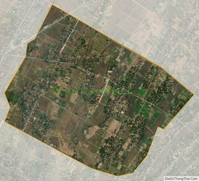 Bản đồ vệ tinh xã Nga Hải, huyện Nga Sơn