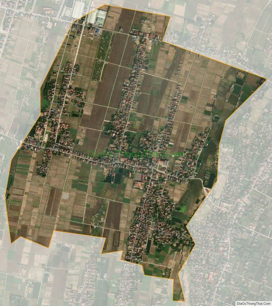 Bản đồ vệ tinh xã Nga Hưng (cũ), huyện Nga Sơn