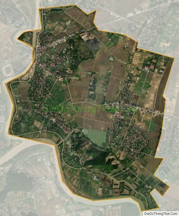 Bản đồ vệ tinh xã Nga Lĩnh (cũ), huyện Nga Sơn