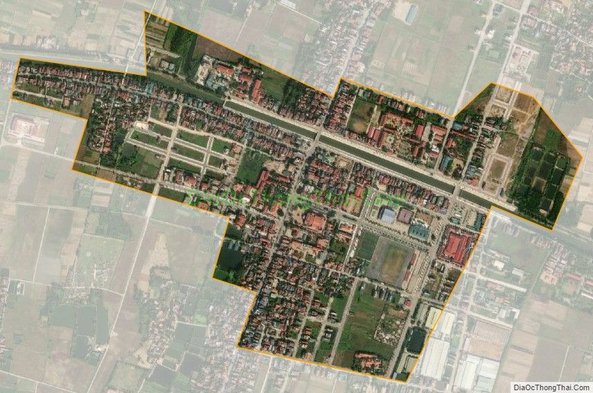 Bản đồ vệ tinh Thị trấn Nga Sơn, huyện Nga Sơn