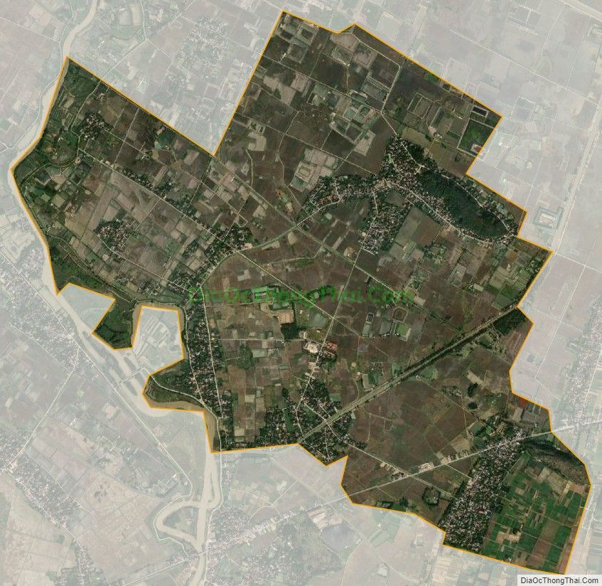 Bản đồ vệ tinh xã Nga Thắng, huyện Nga Sơn