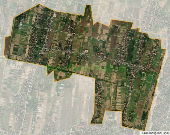 Bản đồ vệ tinh xã Nga Trung, huyện Nga Sơn