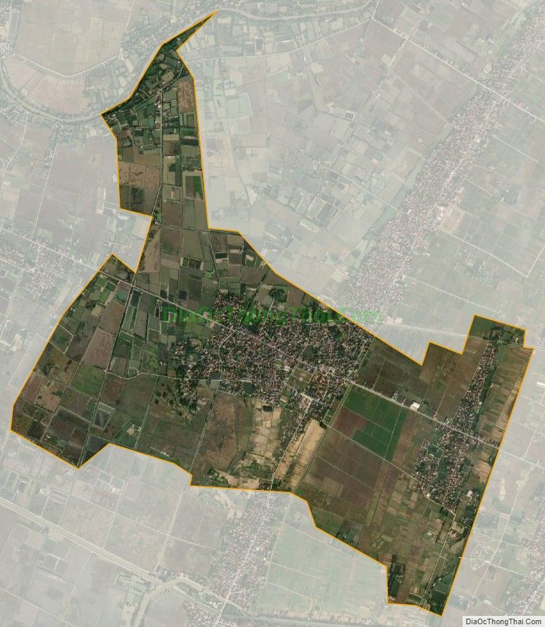 Bản đồ vệ tinh xã Nga Trường, huyện Nga Sơn