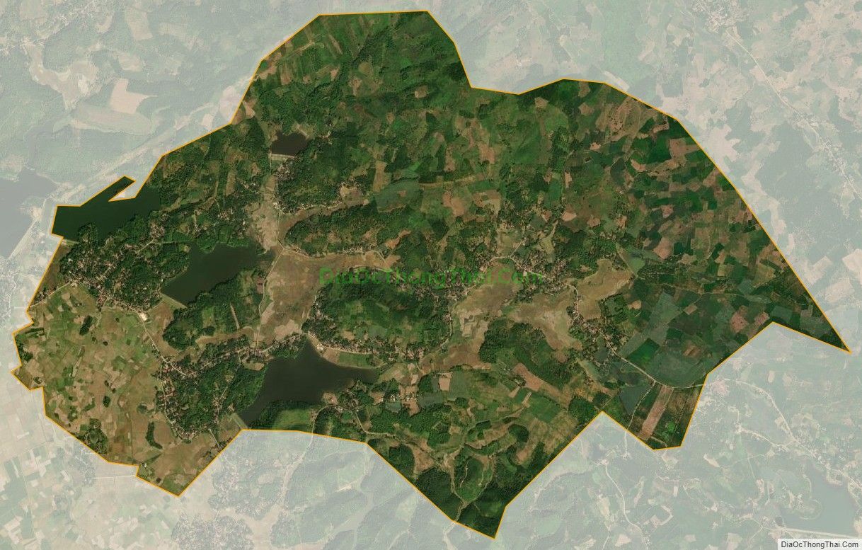 Bản đồ vệ tinh xã Đồng Thịnh, huyện Ngọc Lặc