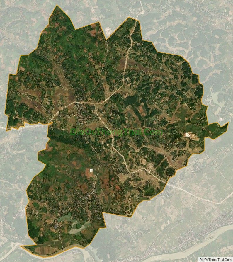 Bản đồ vệ tinh xã Kiên Thọ, huyện Ngọc Lặc